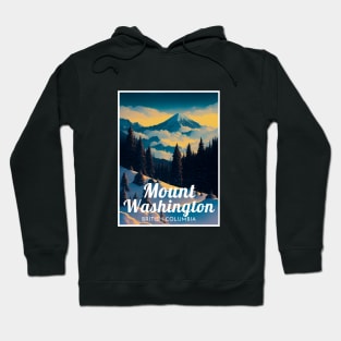 Mount Washington British Columbia Canada ski Hoodie